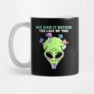 The last of us all - Mushroom Infected Green Alien Mug